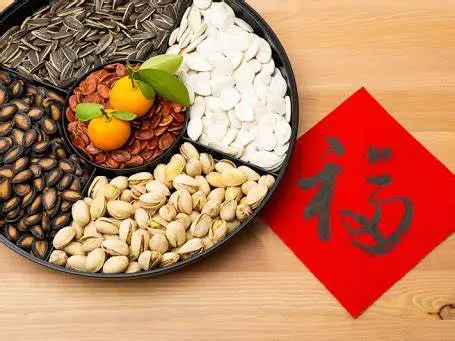 中國新年堅果混合物